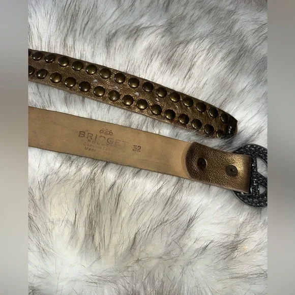 Bridget Shuster Studded Peace Sign Belt - Picture 6 of 6